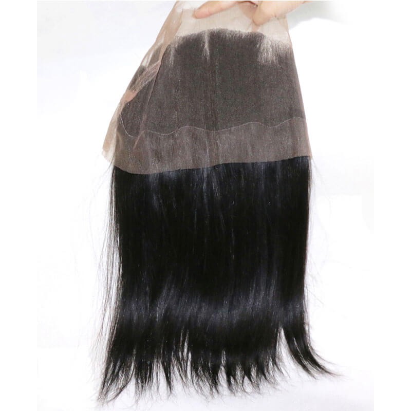 2pcs Straight Virgin Hair Weave Bundles With 360 Lace Closure Idolra Virgin Remy Human Hair